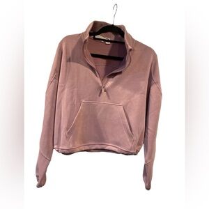 NWT Lululemon brushed softstreme half zip Size 8